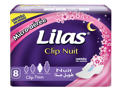 Lilas Serviettes maternité super pharmacie , 15 pièces